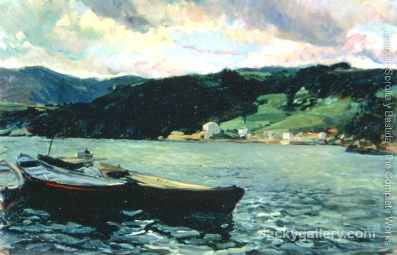 Estuary of the Nalon, Asturias by Joaquin Sorolla y Bastida paintings reproduction